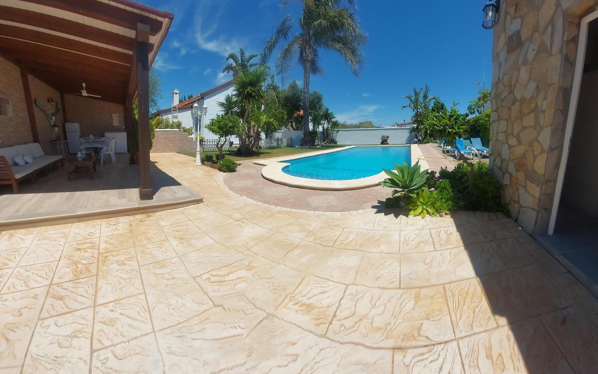 Chalet La Huerta Con Piscina Y Wifi Conil De La Frontera Ngoại thất bức ảnh